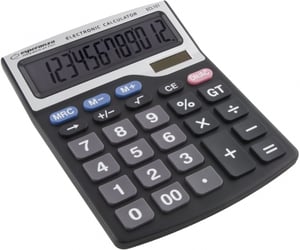 Esperanza ECL101 Tischrechner Einfacher Taschenrechner Schwarz
