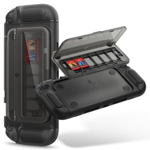 Spigen Snap Switch Nintendo Case Thermoplastic polyurethane elastomers (TPU), Polycarbonate (PC) Black