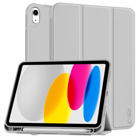 Tech-Protect 9490713927649 torba na laptop 27,7 cm (10.9") Folio Jasny Szary