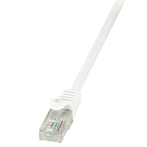 LogiLink 5m Cat.6 U/UTP Network Cable, White Cat6 U/UTP (UTP)