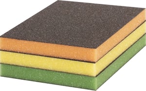Bosch 2 608 901 176 Zubehör für den Handschleifer Schleifpad Materialien für den Handschliff 3 Stück