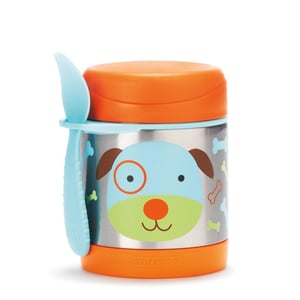 Skip Hop SH252378 pojemnik do przechowywania żywności Okrągły Słoik 0,325 l Niebieski, Zielony, Pomarańczowy, Stal nierdzewna