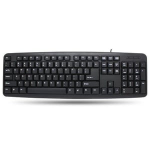 Techly IDATA 955-UBK-AM klawiatura Uniwersalne USB US English Czarny
