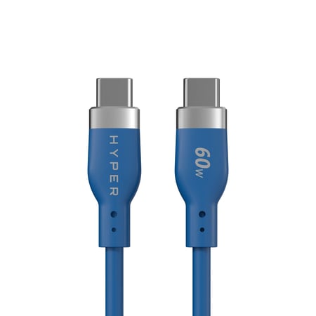 Targus HyperJuice Flex kabel USB USB 2.0 1,5 m USB C 0,48 Gbit/s 60 W Niebieski