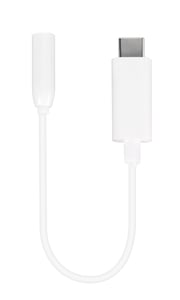 Vivanco AAVVUSBC10W Phone Cable, White, 0.1 m, USB-C to 3.5 mm
