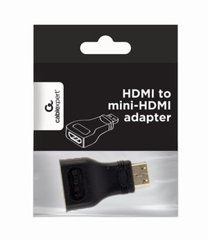 Gembird A-HDMI-FC-adapter för mini-HDMI-kablar, svart