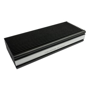 LC-Power LC-M2-C-MULTI-RGB obudowa do dysków twardych Obudowa SSD Aluminium, Czarny M.2