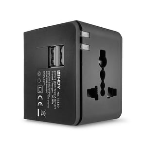 Lindy 73110 Portable Device Charger, Black