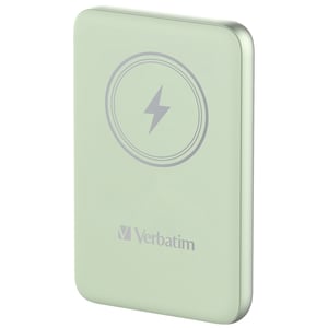 Verbatim Charge 'n' Go Lithium-Polymer (LiPo) 10,000 mAh Wireless Charging Green