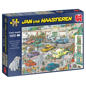 Jan van Haasteren Goes Shopping 1000 pcs Puzzle układanka 1000 szt. Komiksy