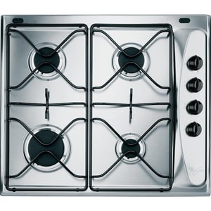 Whirlpool AKM260/IX Silber Einbau-Gasherd 4 Kochzonen