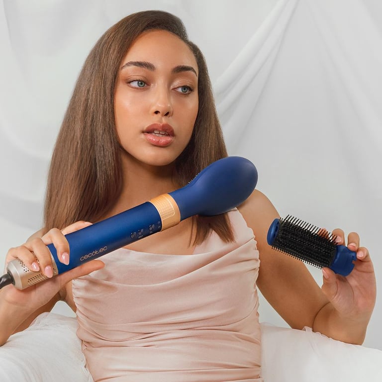 Cecotec Bamba CeramicCare 14in1 AirGlam Blue Multistyler Ciepły Niebieski 1400 W