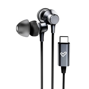 Energy Sistem Metallized Type C Zestaw słuchawkowy Przewodowa Douszny Połączenia/muzyka USB Type-C Czarny, Szary