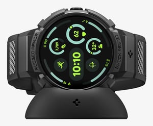 Spigen ACS11223 inteligentne akcesorium osobiste Etui + opaska Czarny Termoplastyczne elastomery poliuretanowe (TPU)