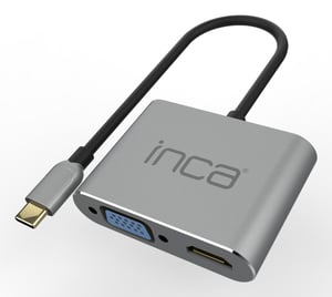 Inca ITPC-06TX huby i koncentratory USB Type-C 5000 Mbit/s Szary