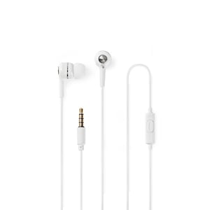 Nedis HPWD2020WT Headphones/Headset Wired In-Ear Calls/Music White