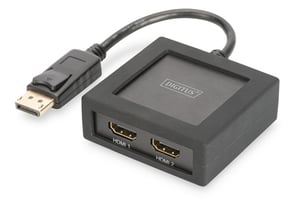 Digitus 4K DisplayPort to HDMI Splitter, 1x2