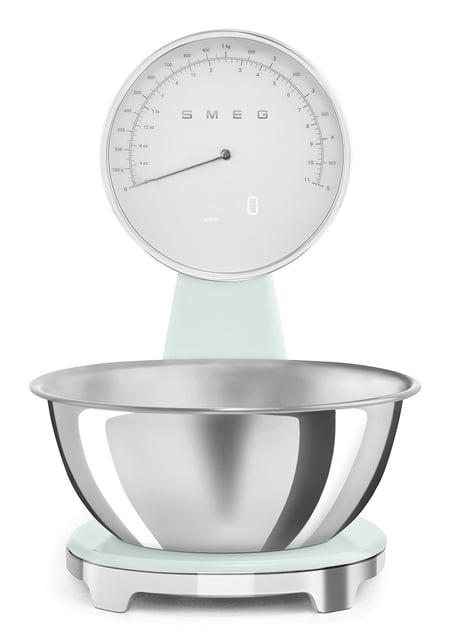 Smeg KSF01PGWW waga kuchenna Zielony Blat Elektroniczna waga kuchenna