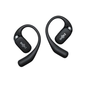 SHOKZ OpenFit Kopfhörer – kabellos, On-Ear, für Telefonate/Musik/Sport/Alltag, Bluetooth, schwarz
