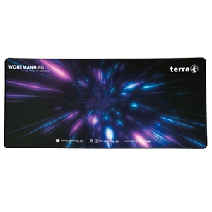 TERRA 2810724 Mauspad Gaming-Mauspad Schwarz