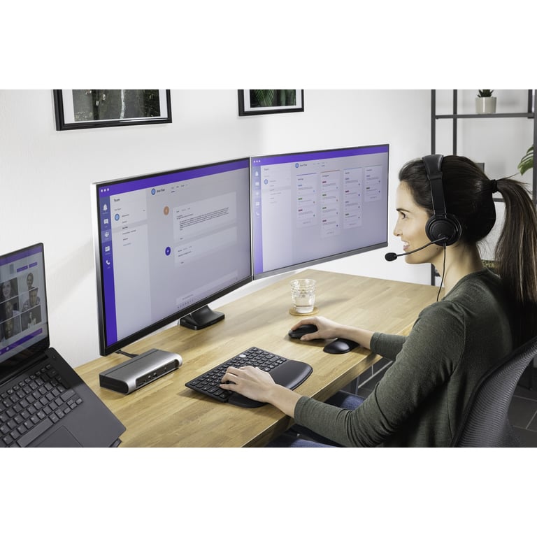 Kensington Mysz bezprzewodowa SureTrack Dual, czarna