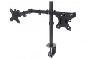 Manhattan 461528 fäste/stativ för bildskärmar 81,3 cm (32") Skrivbord Svart