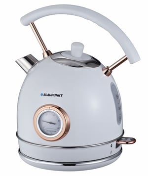 Blaupunkt EKS802WH Wasserkocher 1,8 l, 3000 W, Gold, Weiß
