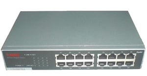 Longshine LCS-GS8116-B nätverksswitch, icke-hanterad Gigabit Ethernet (10/100/1000), grå