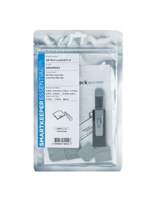 Smartkeeper SD04PKGY Port Blocker SD Card Port Lock Gray Plastic 1 pc.