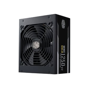 Cooler Master MWE Gold 1250 V2 ATX 3.1 strömförsörjningsmodul 1250 W 24-stifts ATX Svart
