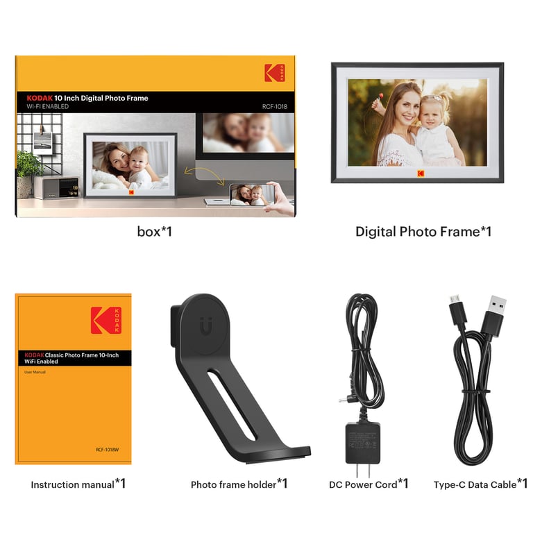 фото Цифрова рамка Kodak RCF-1018