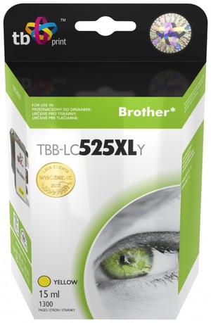 TB Print TBB-LC525XLY nabój z tuszem 1 szt. Żółty