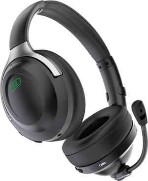 Acezone Tournament-grade Zestaw słuchawkowy Bezprzewodowy Opaska na głowę Gaming Bluetooth Czarny