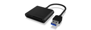 ICY BOX IB-CR301-U3 USB 3.2 Gen 1 (3.1 Gen 1) kortläsare, svart