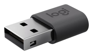 Logitech 956-000169 USB-C to USB-A Cable Adapter, Graphite