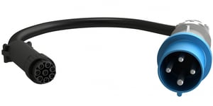 Vertiv FSC3N006 Power Cable, Black, Blue, 3 m, IEC60309 3P + E