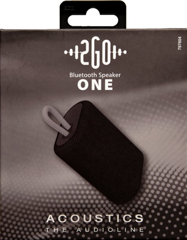 фото Портативна колонка 2GO One Black