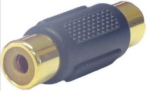 Microconnect AUDAGG Adapter für Cinch-Kabel, schwarz