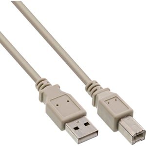 InLine 34550H kabel USB 10 m USB A USB B Beżowy