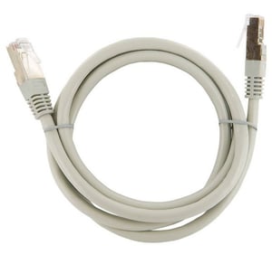 4World 1m Cat6 RJ-45 m/m kabel sieciowy Szary F/UTP (FTP)