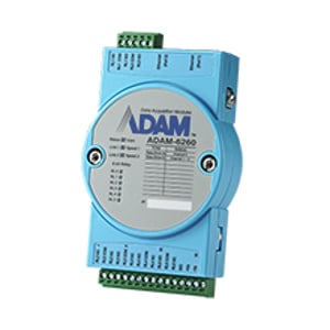 Advantech ADAM-6260 digital/analog I/O-modul Reläkanal