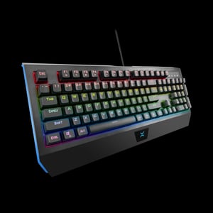 NOXO Vengeance klawiatura Gaming USB QWERTY Angielski, Rosyjski Czarny