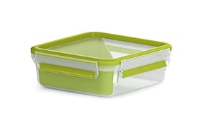 EMSA 518104 Food Storage Container, 0.85 L, Clear, 1 pc.