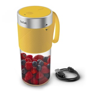 Tefal Lightmix BL1C0230 blender 0,3 l Przenośny mikser Stal nierdzewna, Przezroczysty, Żółty