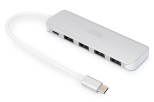 Digitus 4-portars USB Type-C™-hubb (USB 3.0) + PD