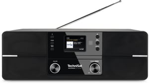 TechniSat DIGITRADIO 371 CD BT Analog och digital 10 W DAB+, FM Svart MP3-spelare