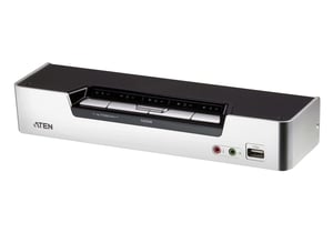 ATEN CS1794 KVM Switch, Rack-Mountable, Black, Stainless Steel