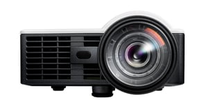 Optoma ML1050STi Short-Throw Projector, 535 ANSI lumens, DLP, WXGA (1280x800), 3D Compatible, Black, White