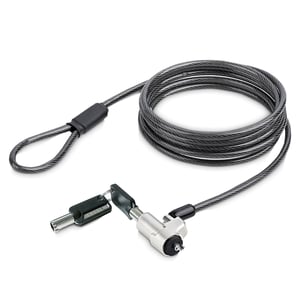 StarTech NBLWK-LAPTOP-LOCK Cable Lock, Black, Silver, 2 m
