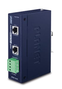 PLANET IPOE-162S Netzwerk-Splitter, PoE-Unterstützung, blau